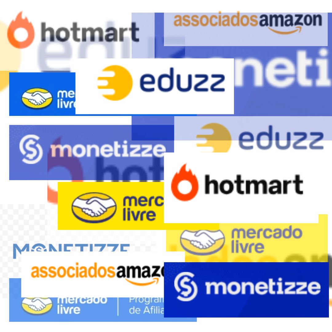 Principais Plataformas de Afiliados Hotmart (infoprodutos como cursos e e-books). Monetizze (produtos digitais e físicos). Eduzz (diversidade de nichos e produtos). Amazon Afiliados (livros, eletrônicos e itens físicos). Awin e Rakuten (programas internacionais).